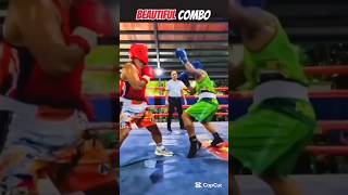 Beautiful combo 🥊feint punches + cross punch 🤜🏾 #boxing #boxing #boxer #boxingring #trainer #yt