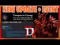 Diablo 4 New Update and Event Compass to Carnage : Warlock Nerf, Necro Nerf, Sorc buffed