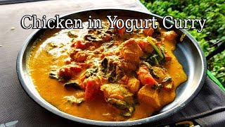 Chicken In Yogurt Curry - Trangia Triangle