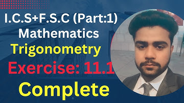 I.Cs + F.Sc Part :1 Maths Chapter: 11 Exercise 11.1 complete|| Period of Trigonometric functions