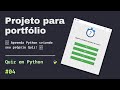 Como criar um Quiz em Python | Jogo de perguntas e respostas em Python Parte #04