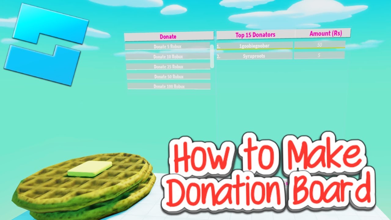 Roblox Tutorial: How To Make A Donation GUI 