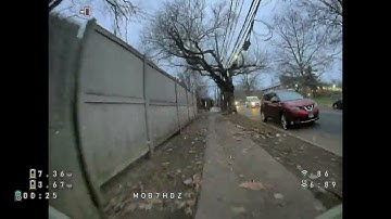 HDZero goggles test dvr. 200mw penetration.