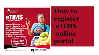 eTIMS: HOW TO REGISTER eTIMS ONLINE PORTAL | Service Traders Only screenshot 4