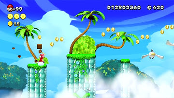 NSMBU Custom Level - Goonie Rides in the Misty Skies!