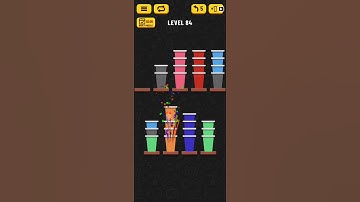 Cup Sort Puzzle Level 84 WalkThrough Solution Gameplay