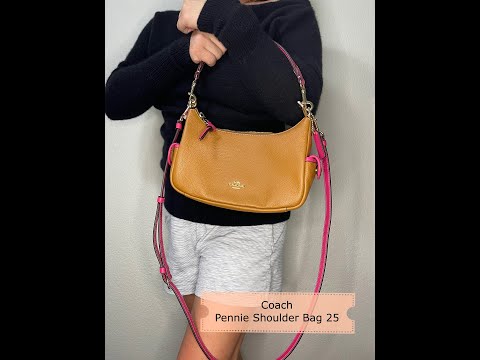 COACH®  Pennie Shoulder Bag 25 In Signature Canvas