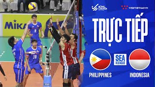 TRỰC TIẾP | PHILIPPINES vs INDONESIA | Chặng 2 Giải bóng chuyền nam SEA V.League 2023