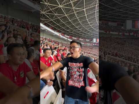 TIMBOI BIKIN OMBAK PENONTON DI MATCH INDONESIA VS ARGENTINA! 🌊😱 di STADION GBK!