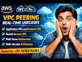 Why we use vpc peering Uses  1. Shared  VPC 2. Multi-Team Architecture 3. Multi-Account Architecture