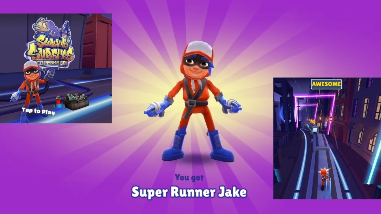 Unlocking Super Runner Jake in Subway Surfers! 
