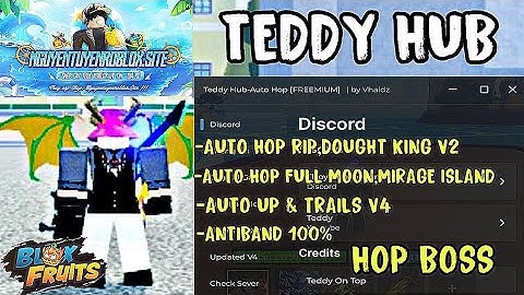 Hack Blox Fruits Script Auto Hop Boss,Full Moon,Mirage Island,Up & Trails V4 | KimP Roblox