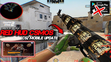 CSMOS UPDATE CS2 MOBILE🔴🔴🔴RED HUD🔴🔴🔴RELEASE🎯#cs2#counterstrike#gameplay#faceit#csgomobile 