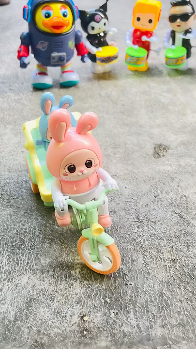 Kelinci cantik naik sepeda 🚁🎉