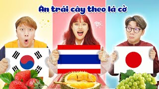 Thử Thách Ăn Hoa Quả Theo Hình Lá Cờ Các Nước Trên Thế Giới