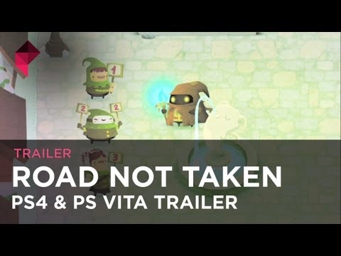 Video: PS4 A Vita Roguelike Hlavolam Road Not Been Details Gameplay