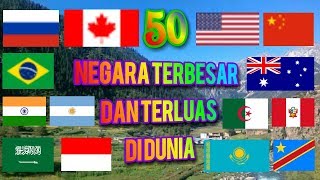 50 NEGARA TERBESAR DAN TERLUAS DI DUNIA