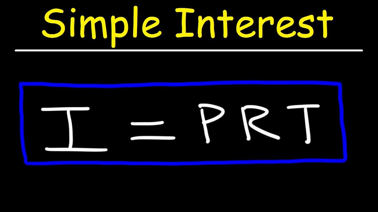 ⁣Simple Interest Formula