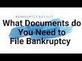 What Documents Do You Need to Prepare for and File Bankruptcy?