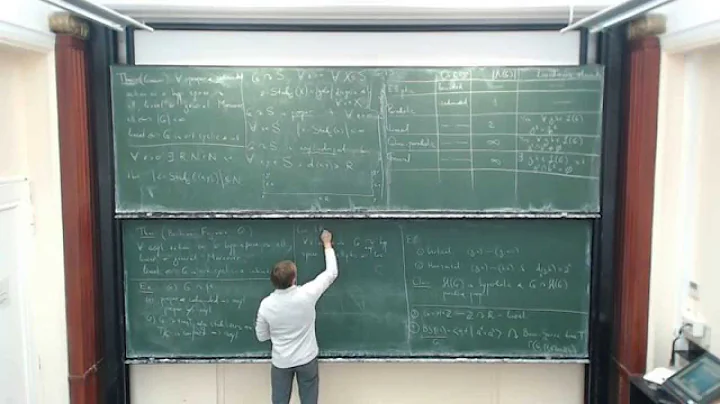 Denis Osin: Acylindrically hyperbolic groups (part...
