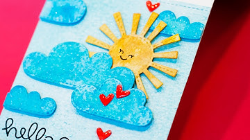 Watercolor Die Cuts with Distress Ink