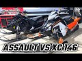 Polaris assault vs xc 146 switchback similarities and differences of these two models