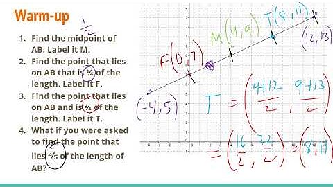 Partitioning a Directed Line Segment Part 1_Distance Learning