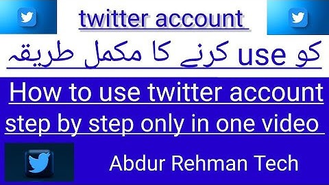 how to use twitter 2022 | how to use twitter in urdu | twitter tutorial in urdu | twitter app