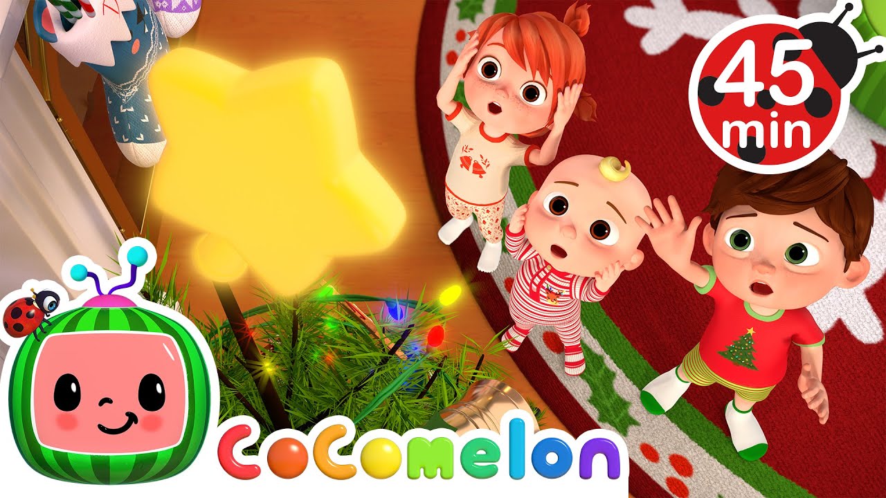 ⁣Twinkle Twinkle Christmas Star + More CoComelon Nursery Rhymes & Kids Songs