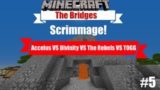 The Bridges! Scrimmage! #5 (Round 1)| Battle Royale: 5v5v5v5 | (Minecraft Mineplex server)