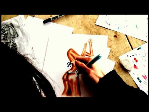 Drawing of bikini knot + skin tone