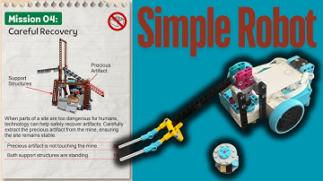 FLL UNEARTHED - Mission 04: Careful Recovery | Solved with a simple robot!