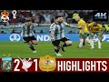 ARGENTINA vs AUSTRALIA 2 1 Resumen Extendido HD  Rodolfo de Paoli Mundial 2022