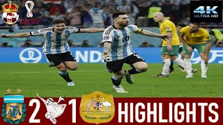 ARGENTINA vs AUSTRALIA (2-1) Resumen Extendido HD 🎙️ Rodolfo de Paoli Mundial 2022