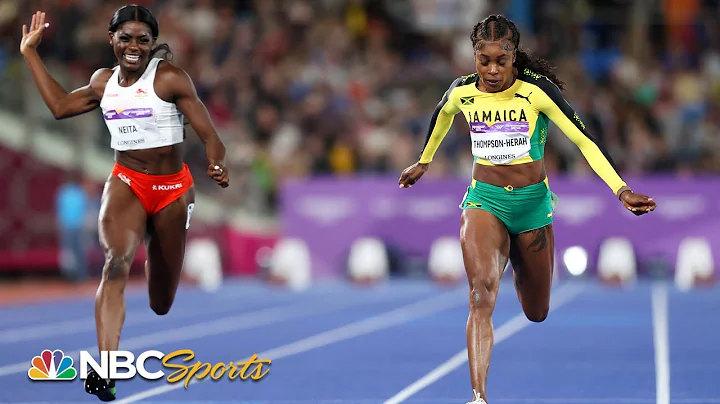 Elaine Thompson-Herah hangs on for gold in tight C...