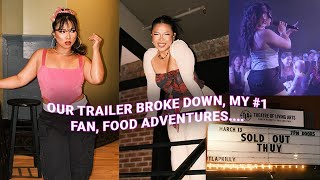 thuy - trailer broke down, my #1 fan, food adventure! (girls like me dont cry tour)