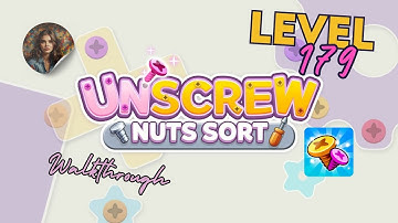 Unscrew Nuts Sort: Pin Puzzle Level 179
