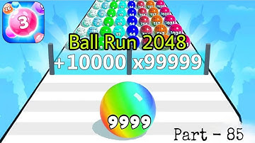 Ball Run 2048 - Gameplay Walkthrough Tutorial Levels (iOS, Android NinjaX YT is live! part - 85