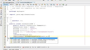 TIP#01 : How to connect to an mysql database via java netbeans (English Dialect)