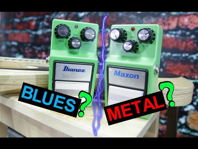 Ibanez TS9 vs Maxon OD9 BATTLE OF THE GREEN OVERDRIVES - YouTube