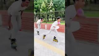skating stunt, don't try it without any training #skating #skater #skate #skatersharif #reels
