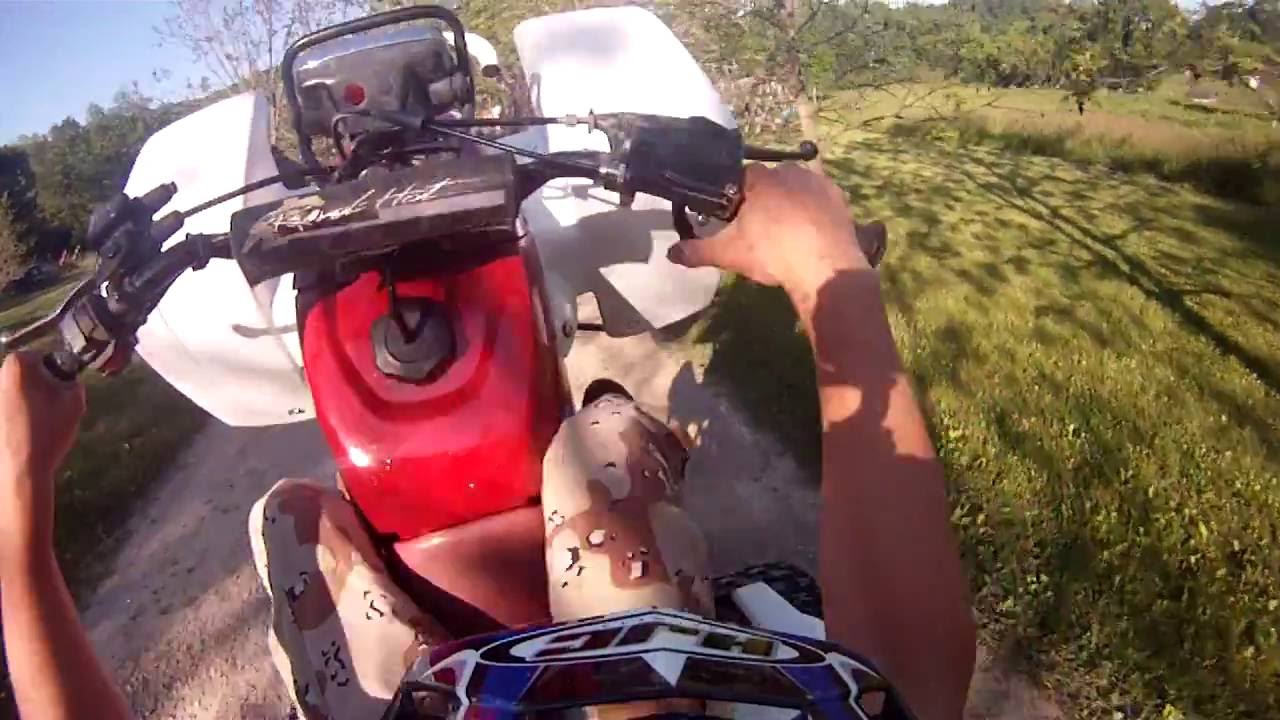 Yamaha Blaster wheelies