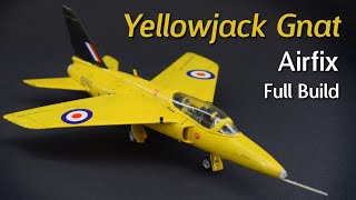 Airfix Folland Gnat T.1 Yellowjack - 1/72 Scale Plastic Model Kit - Build & Review
