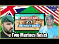 Two Marines React - British SAS vs US Navy SEALs