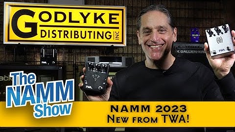 Kevin from Godlyke and TWA introduces NEW pedals for the 2023 NAMM Show