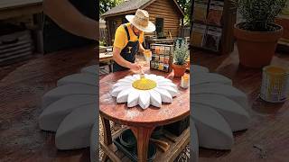 Amazing DIY Cement Table Transformation | Creative Garden Furniture Build