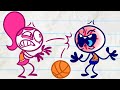 Teach A Man To Swish | Pencilmation Cartoons!