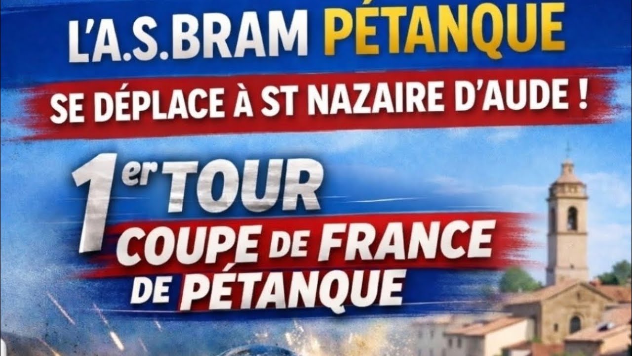 Miniature : Coupe de France de Pétanque 2026 tête à tête - AS Bram vs St Nazaire d’Aude #petanque2026 #boules