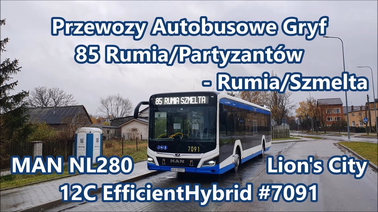 PA Gryf - linia 85, MAN NL280 Lion's City 12C EfficientHybrid 