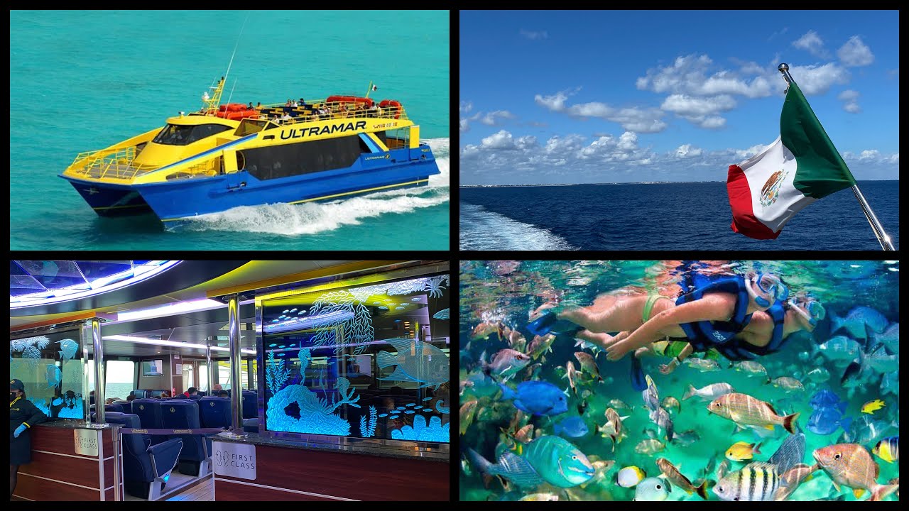 Mexico 2022, Playa Del Carmen to Cozumel Ferry Ultramar, Snorkeling in  Cozumel. Паром на Косумел - YouTube